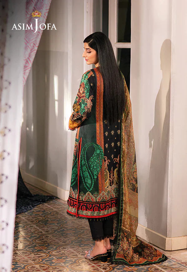 Asim Jofa | Aira Summer Prints | AJAR-18 - House Of Anaya