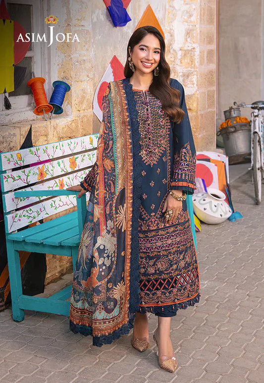 Asim Jofa | Aira Summer Prints | AJAR-36 - House Of Anaya