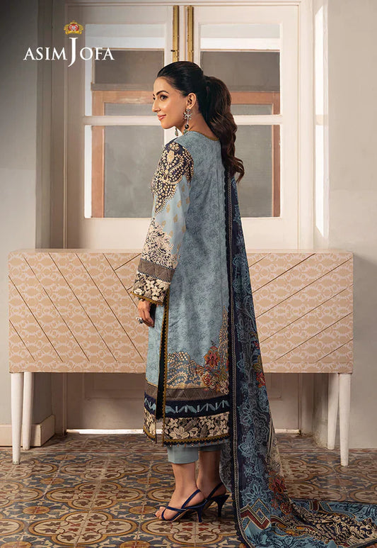Asim Jofa | Aira Summer Prints | AJAR-27 - House Of Anaya