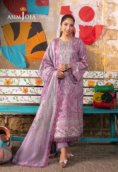 Asim Jofa | Aira Summer Prints | AJAR-11 - House Of Anaya