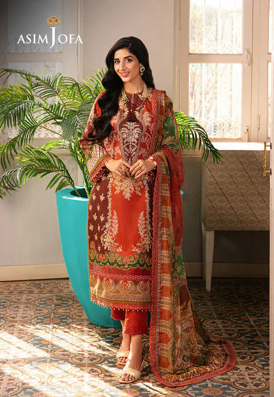 Asim Jofa | Aira Summer Prints | AJAR-14 - House Of Anaya