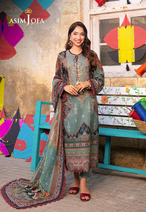 Asim Jofa | Aira Summer Prints | AJAR-01 - House Of Anaya