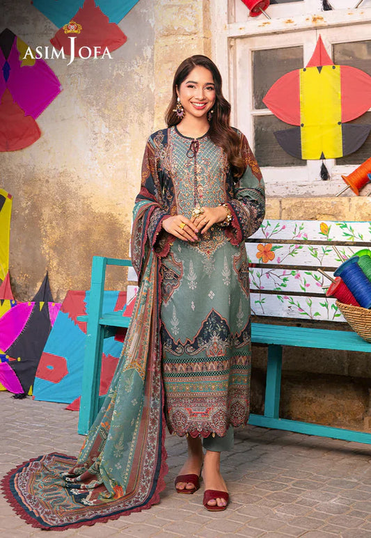 Asim Jofa | Aira Summer Prints | AJAR-01 - House Of Anaya