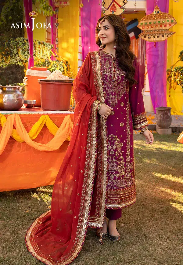 Asim Jofa | Dastaan Collection 24 | AJDA-27 - House Of Anaya