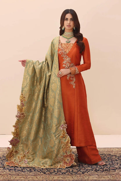 Musferah Saad | Ethereal Embrace | Tangerine Aura
