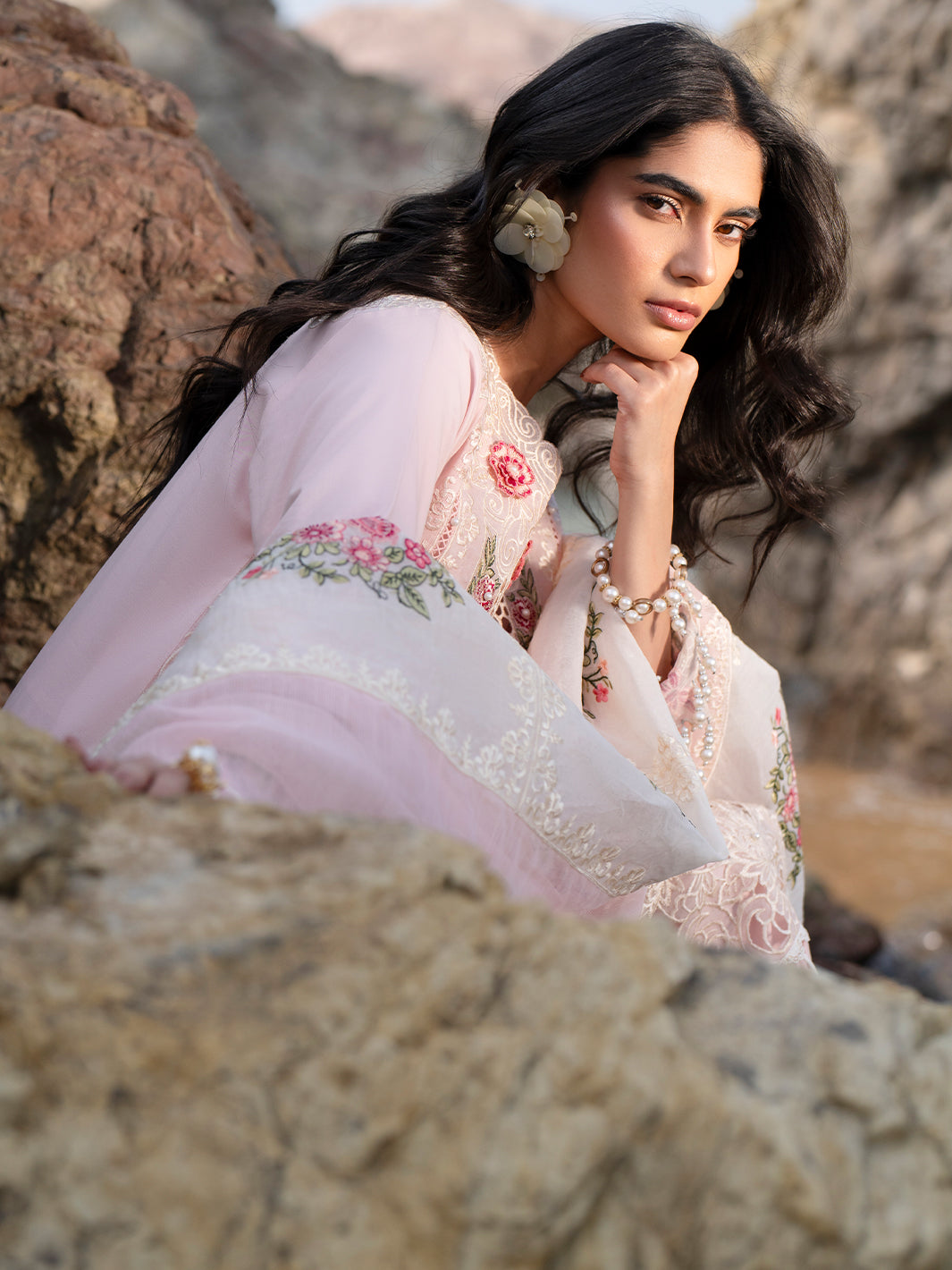 Mahnur | Sirena Luxury Lawn 25 | Azalea - House Of Anaya