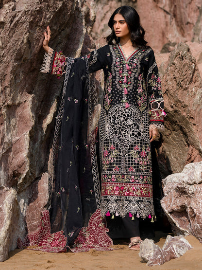 Mahnur | Sirena Luxury Lawn 25 | Azure - House Of Anaya