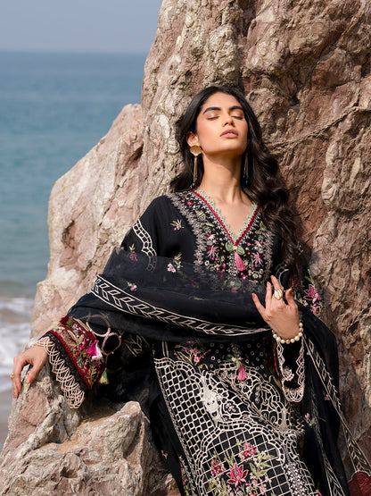 Mahnur | Sirena Luxury Lawn 25 | Azure - House Of Anaya