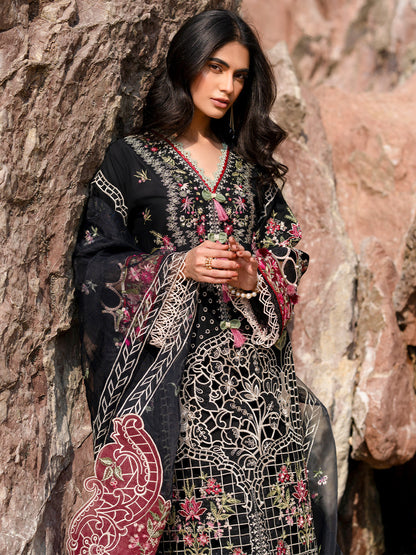 Mahnur | Sirena Luxury Lawn 25 | Azure - House Of Anaya