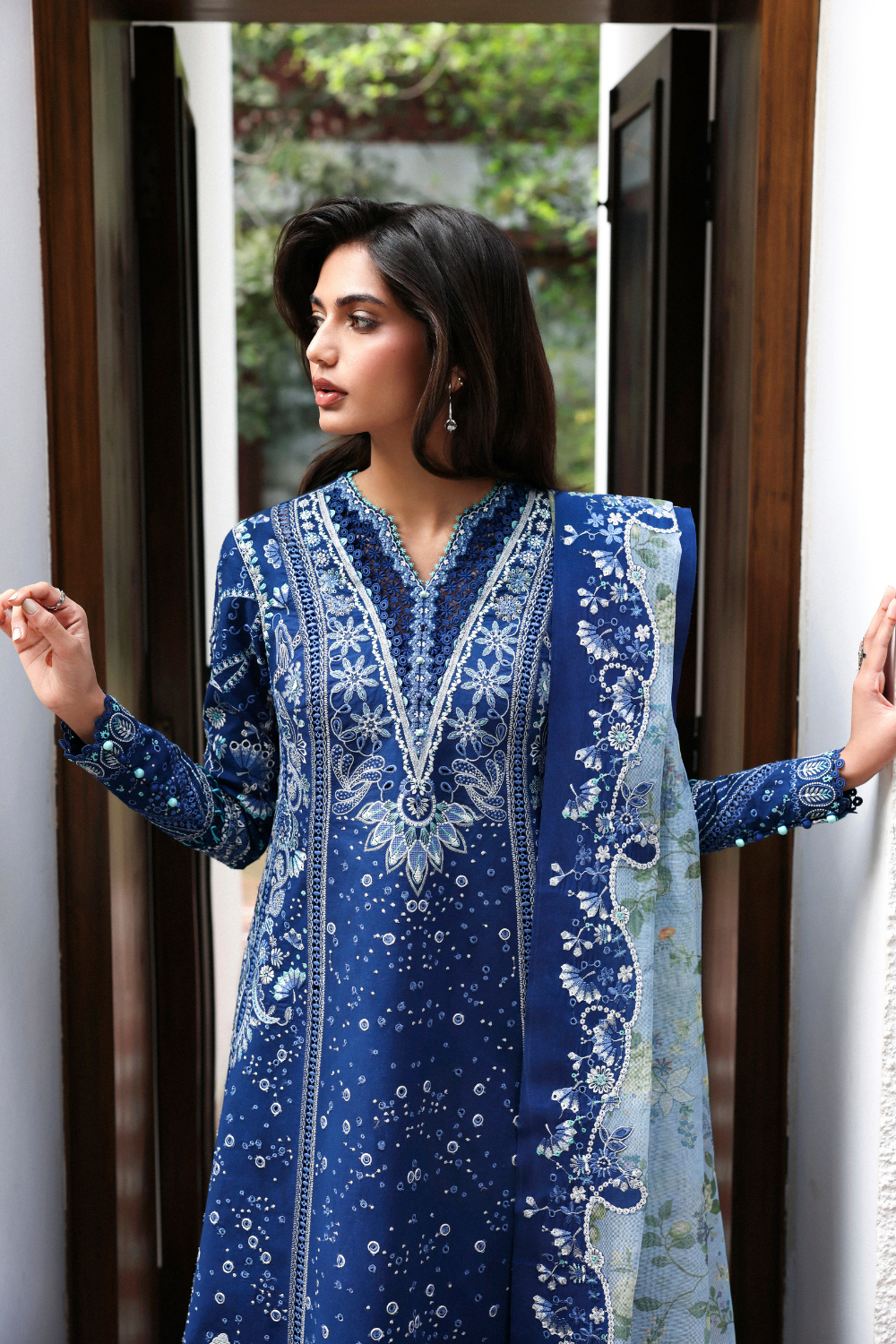 army dress blue rank insignia Soraya Kurung in Princess Blue main image 0