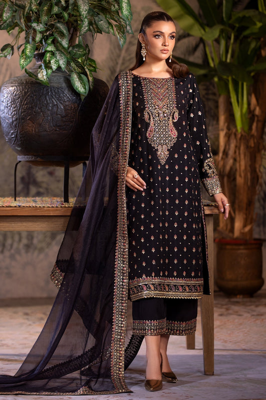 Charizma | Festive Pret | CMA-4-050 Black - House of Zarish