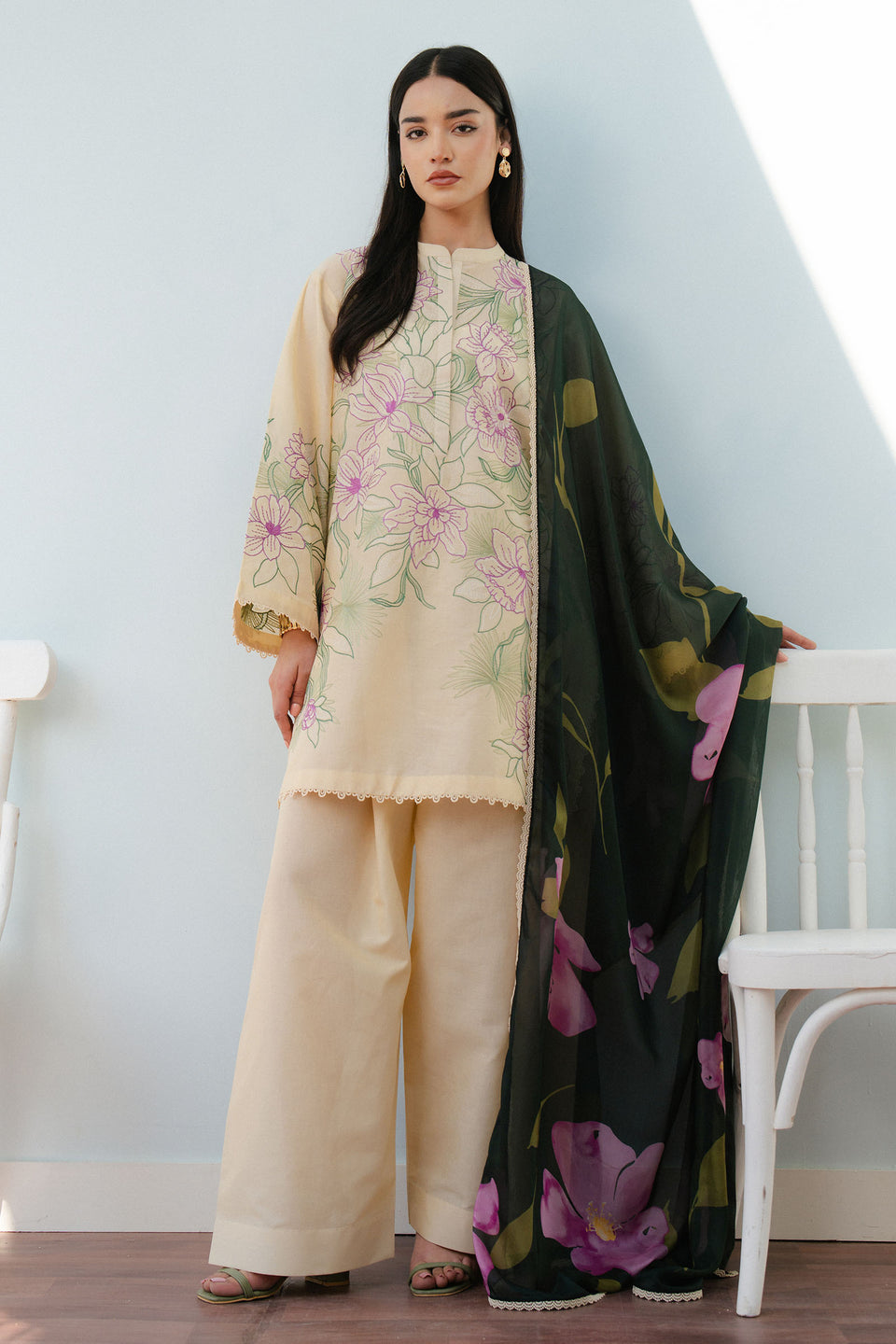 Zara Shahjahan | Coco Lawn 25 | BLOOM-1B - House Of Anaya