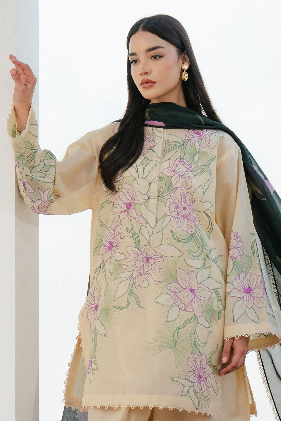 Zara Shahjahan | Coco Lawn 25 | BLOOM-1B - House Of Anaya