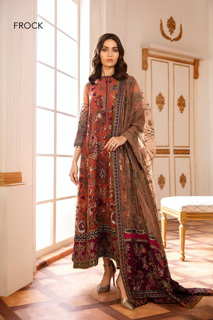 Baroque-EMBROIDERED NET CH07-03 - Riwayat-e-khas