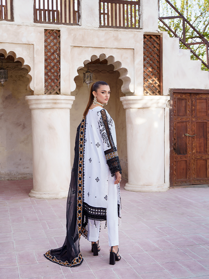 Zebtan | Zeenat Luxury Lawn Eid Collection | ZL 10 - House Of Anaya