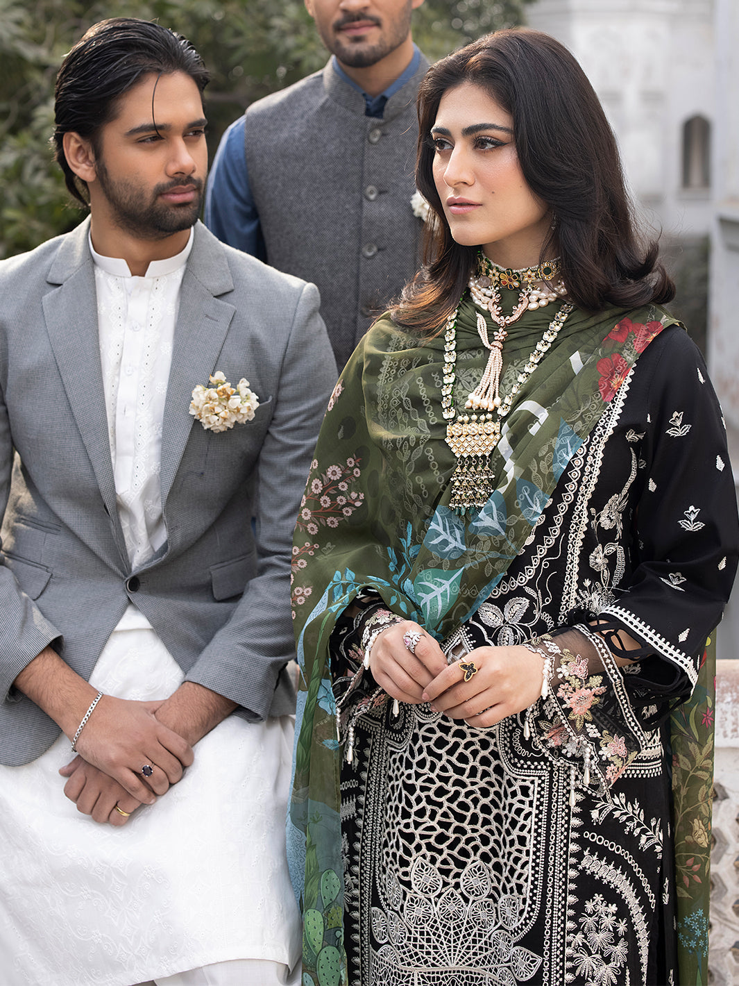 Mahnur | Mahrukh Luxury Lawn 24 | CAMELIA - House Of Anaya