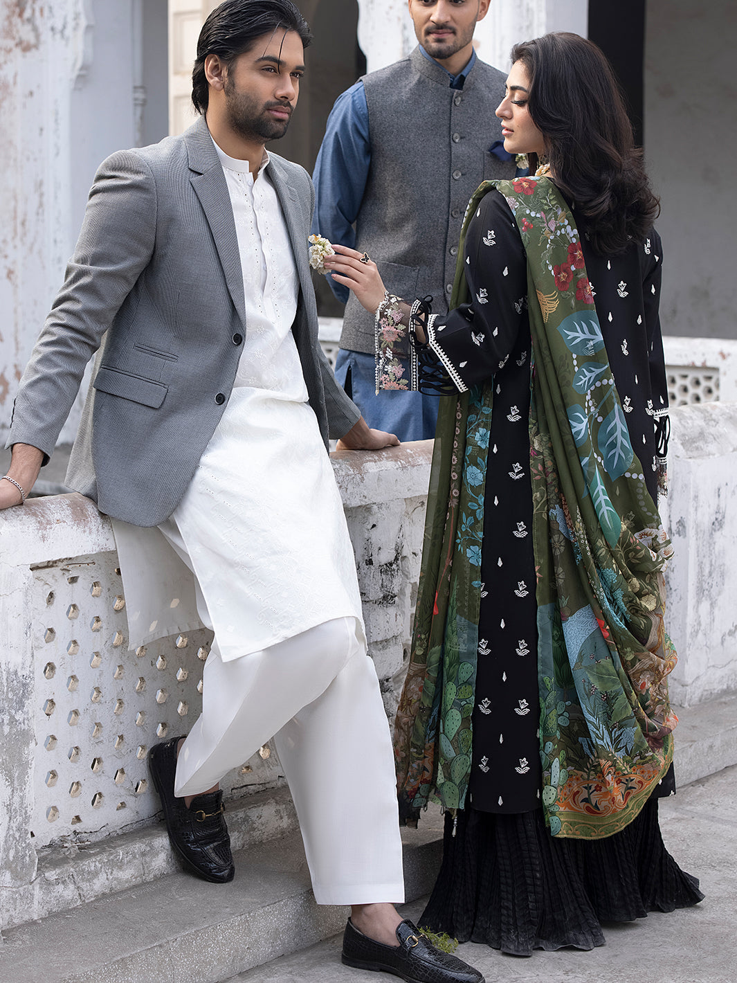 Mahnur | Mahrukh Luxury Lawn 24 | CAMELIA - House Of Anaya
