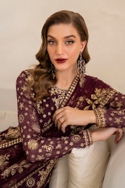 IZNIK Chinon Vol-02 Embroidered Chiffon 3Pc Suit CC-42