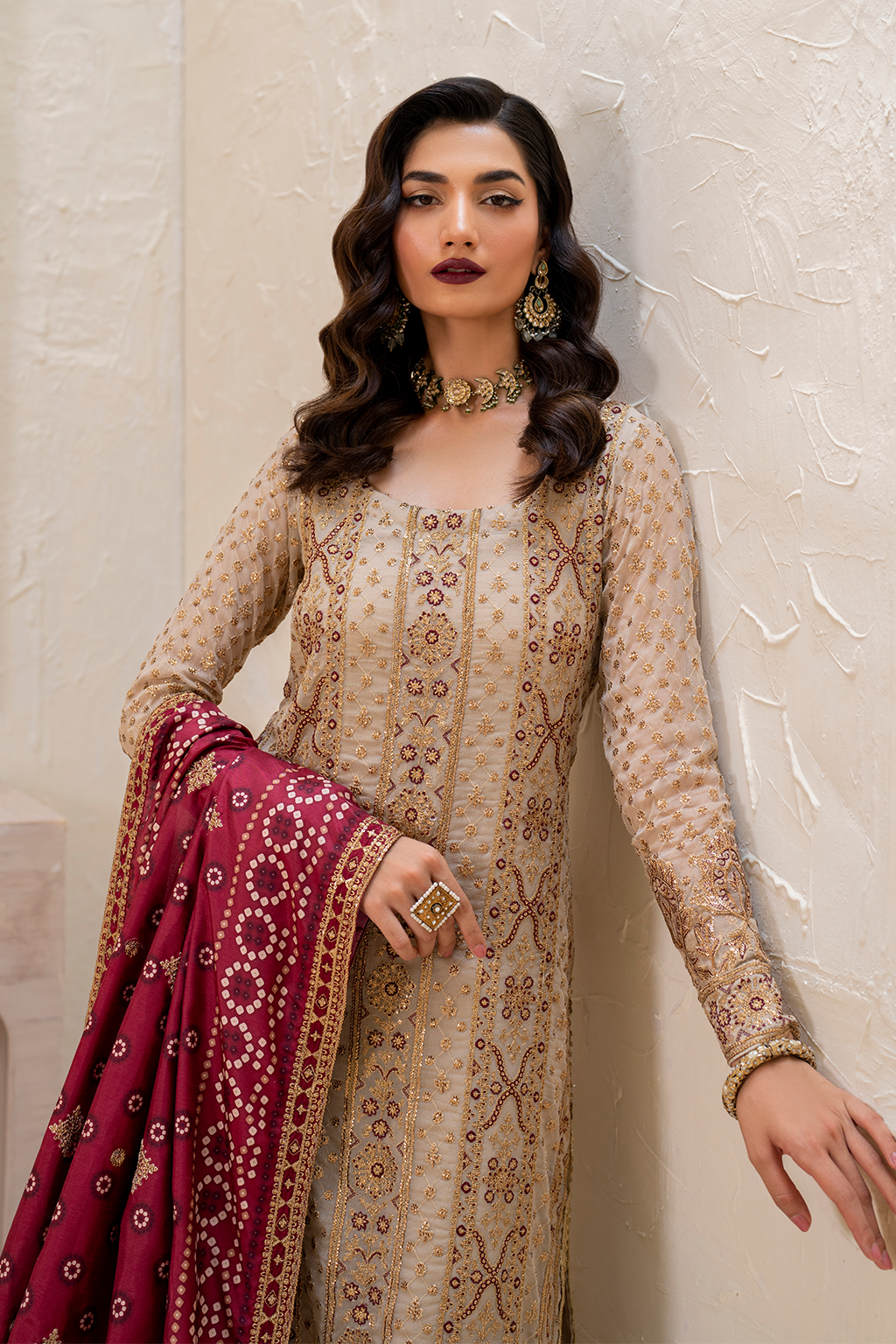 IZNIK Chinon Vol-02 Embroidered Chiffon 3Pc Suit CC-44