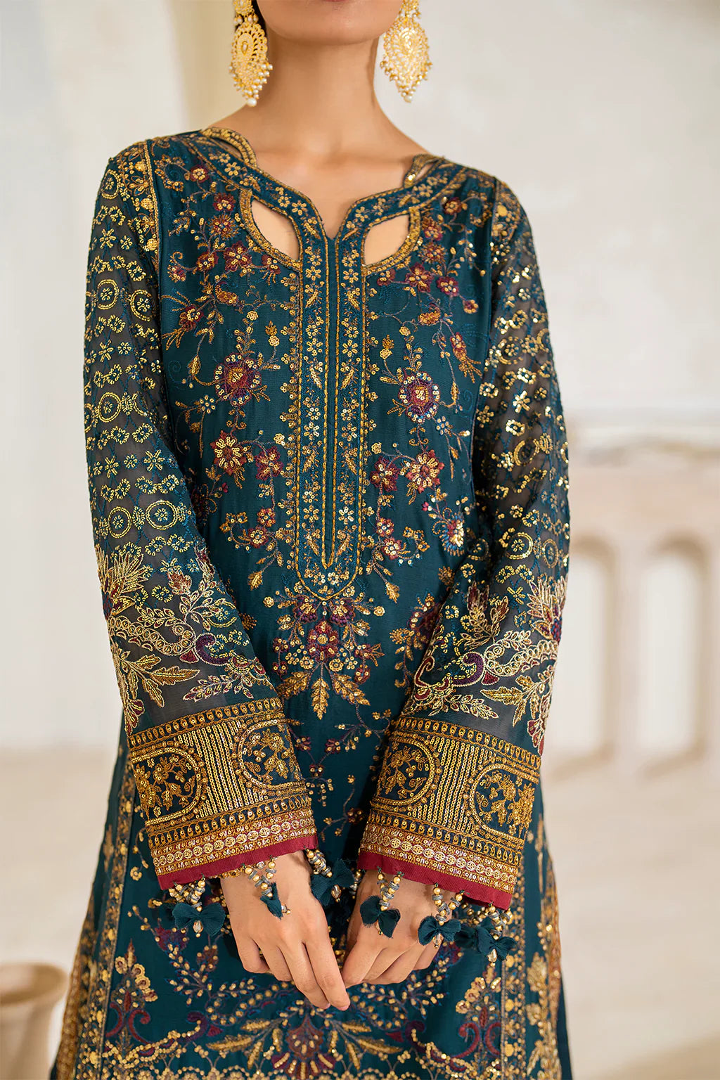 IZNIK Chinon Vol-02 Embroidered Chiffon 3Pc Suit CC-46