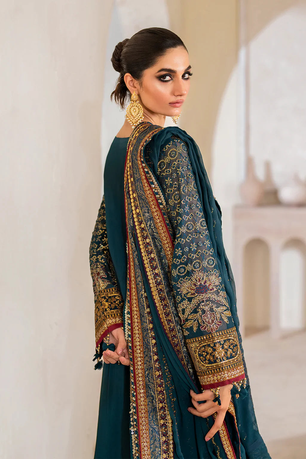 IZNIK Chinon Vol-02 Embroidered Chiffon 3Pc Suit CC-46