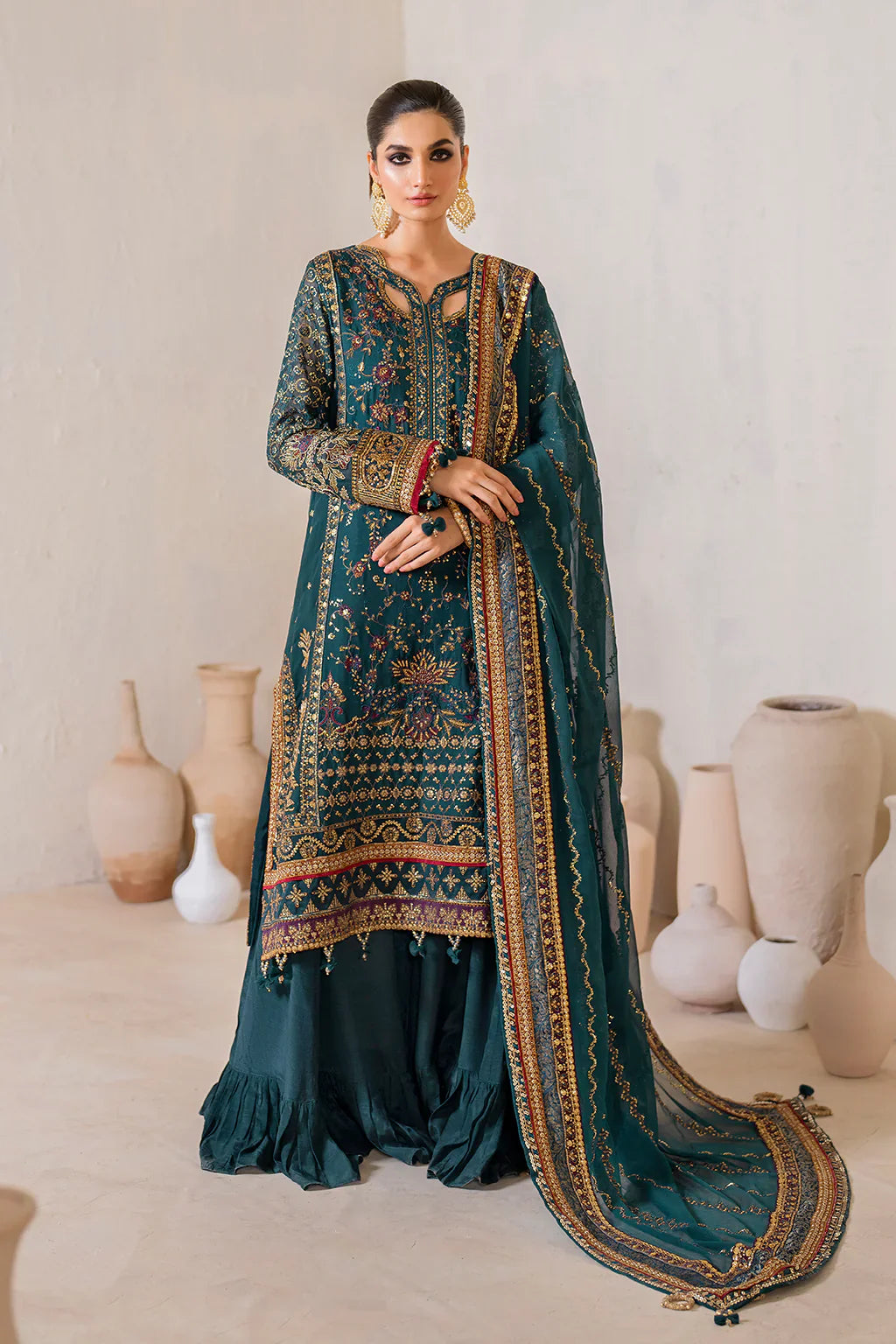 IZNIK Chinon Vol-02 Embroidered Chiffon 3Pc Suit CC-46