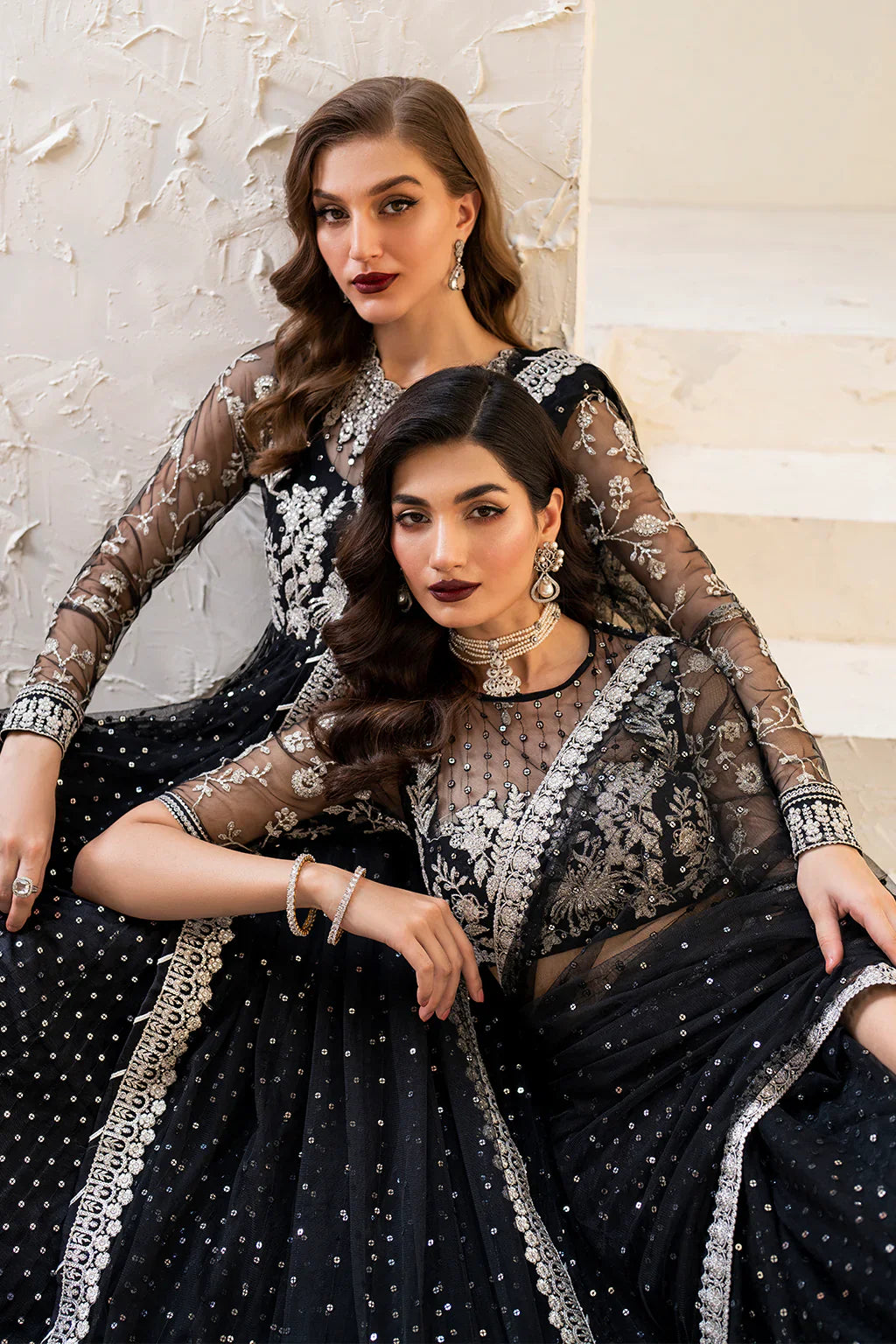 IZNIK Chinon Vol-02 Embroidered Net 3Pc Suit CC-50