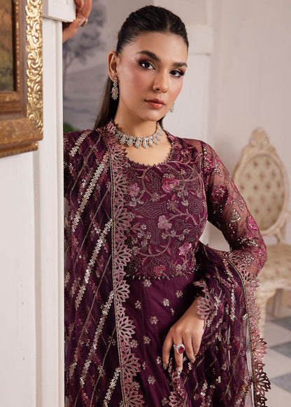 IZNIK Chinon Embroidered Net 3Pc Suit CC-37 Aida