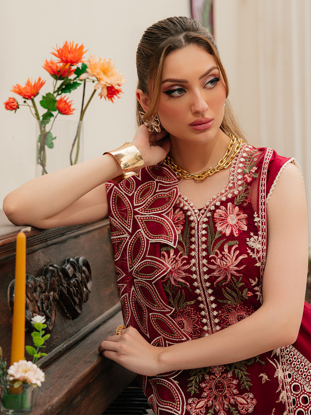 Mahnur | Allenura Luxury Lawn 24 | CELESTIAL - House Of Anaya