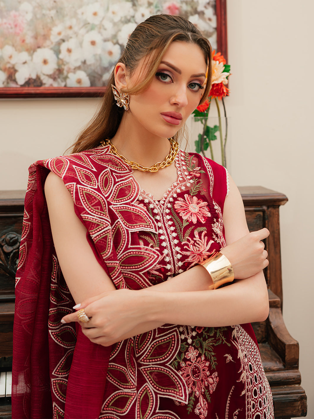 Mahnur | Allenura Luxury Lawn 24 | CELESTIAL - House Of Anaya