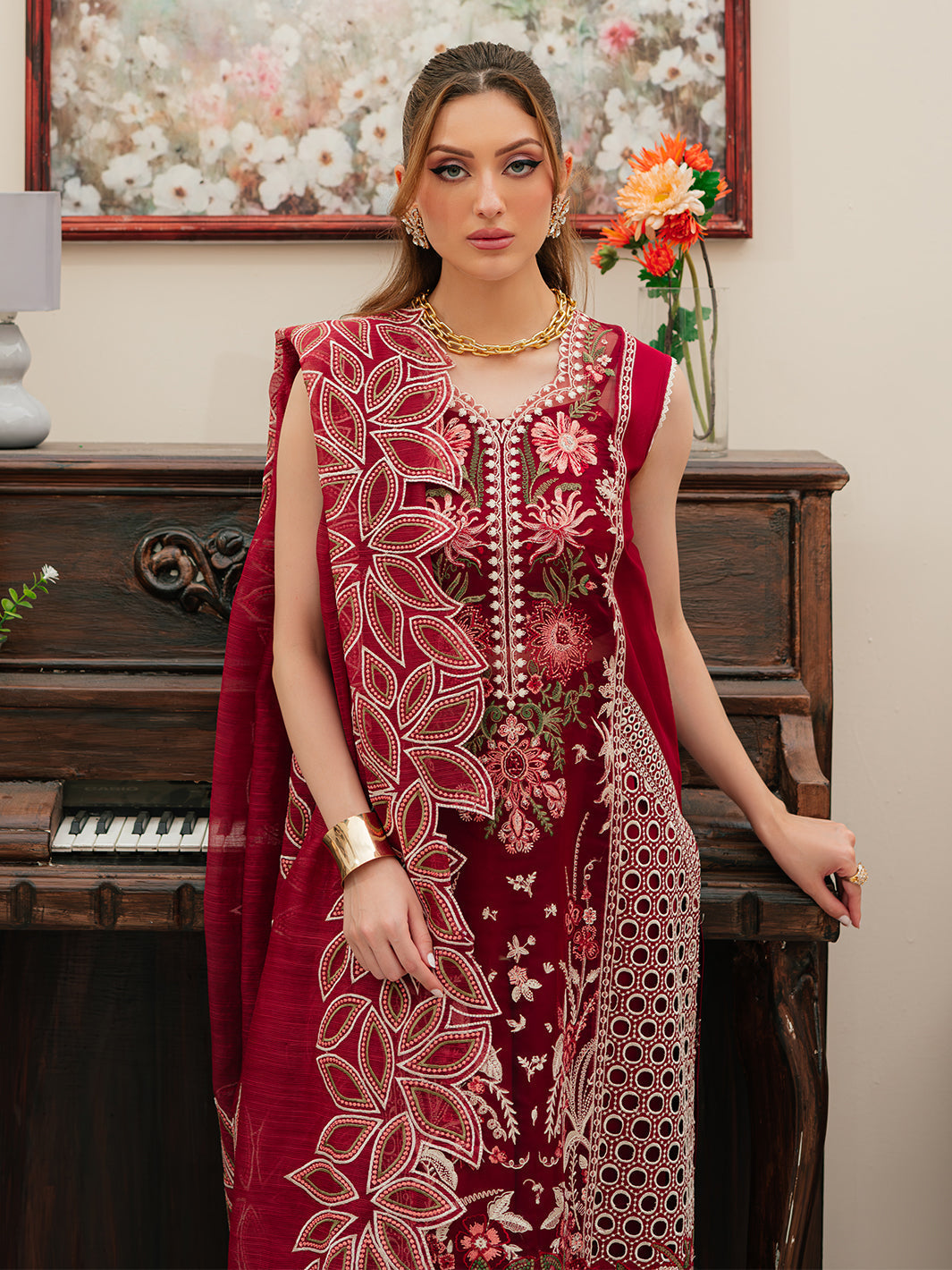 Mahnur | Allenura Luxury Lawn 24 | CELESTIAL - House Of Anaya