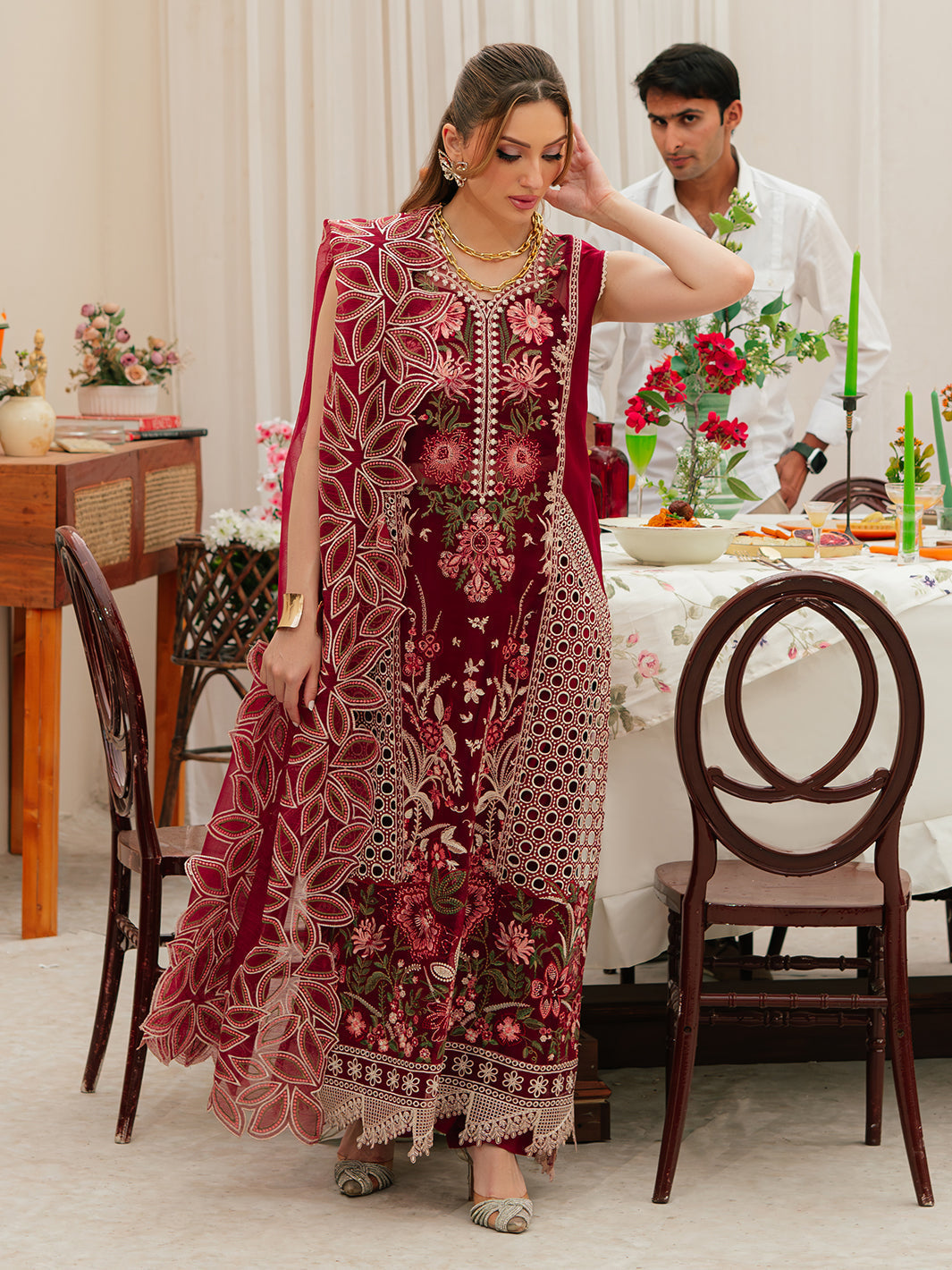 Mahnur | Allenura Luxury Lawn 24 | CELESTIAL - House Of Anaya