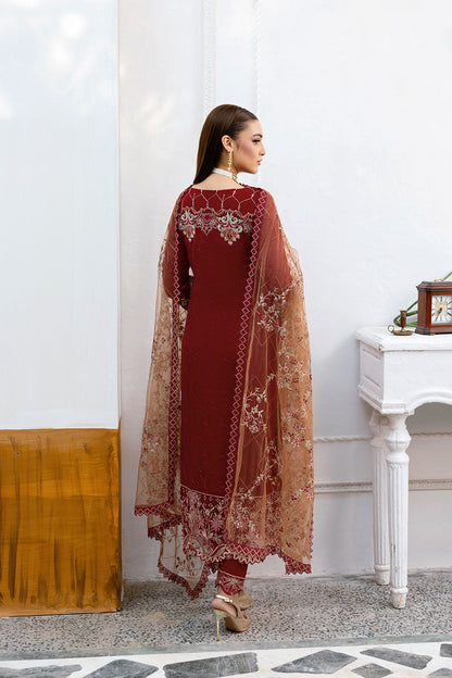 Ramsha | Chevron Chiffon Collection | A-1010 - House Of Anaya