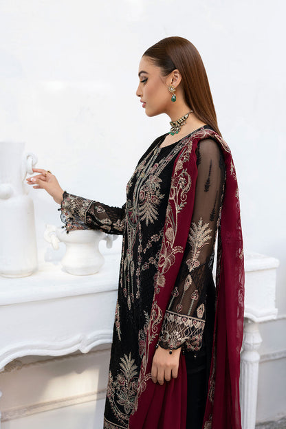 Ramsha | Chevron Chiffon Collection | A-1008 - House Of Anaya