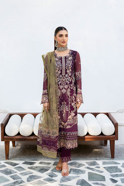 Ramsha | Chevron Chiffon Collection | A-1002 - House Of Anaya