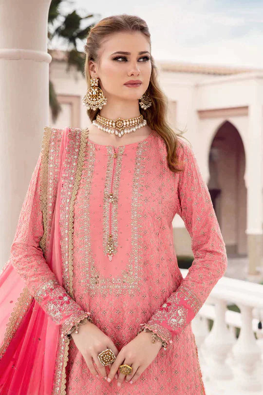 Maria B | Sateen Formals 23 | Candy Pink CST-701 - House Of Anaya