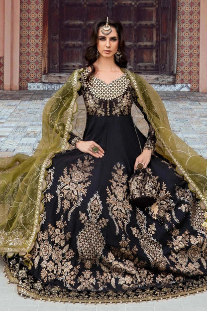Maria B | Sateen Formals 23 | Black CST-703 - House Of Anaya