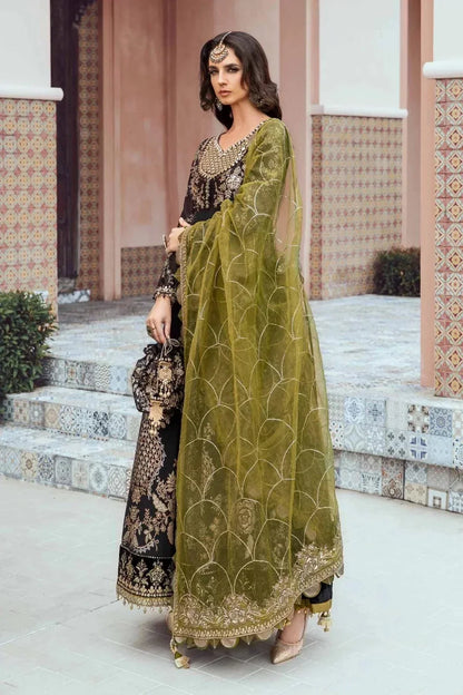 Maria B | Sateen Formals 23 | Black CST-703 - House Of Anaya