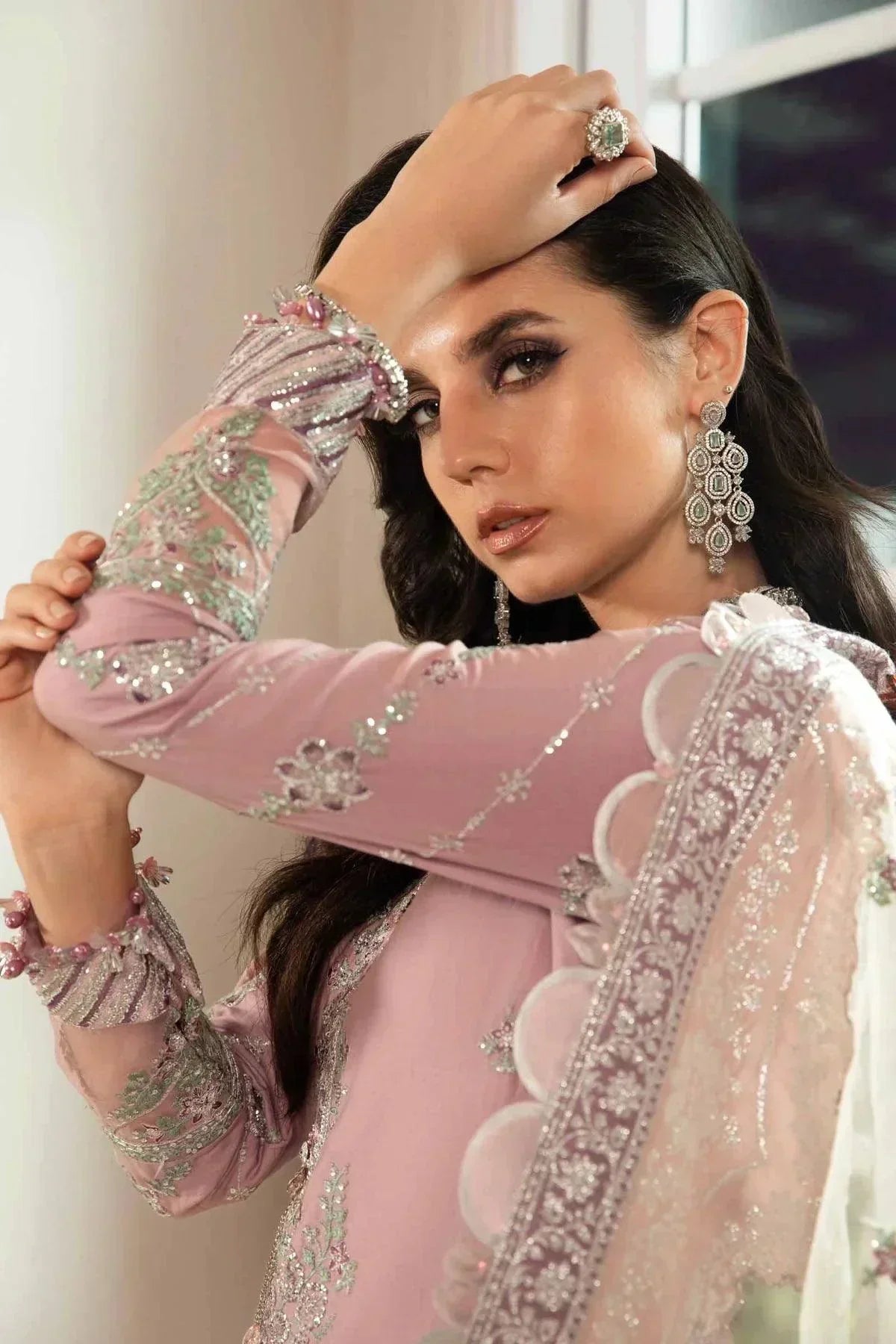 Maria B | Sateen Formals 23 | Mauve CST-706 - House Of Anaya