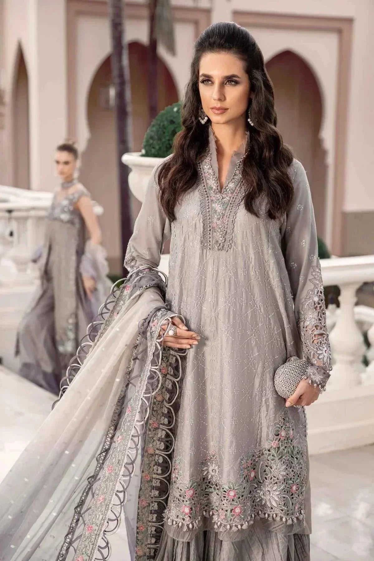Maria B | Sateen Formals 23 | Black CST-707 - House Of Anaya