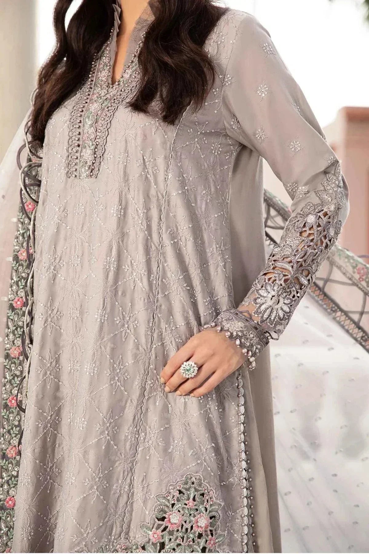 Maria B | Sateen Formals 23 | Black CST-707 - House Of Anaya