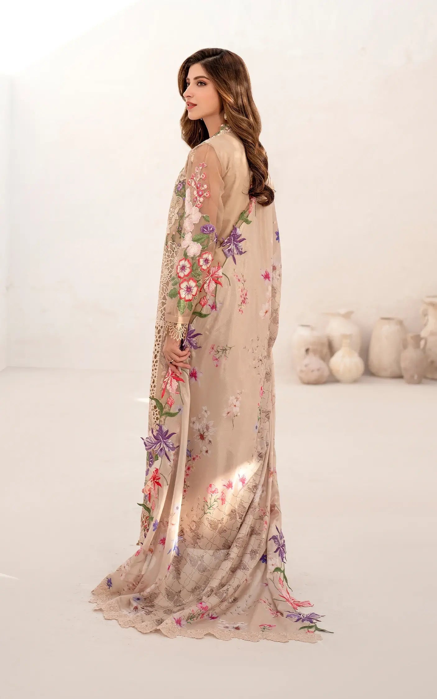 Asifa and Nabeel | Azalia Summer 25 | Carnation (AZL25-09) - House Of Anaya