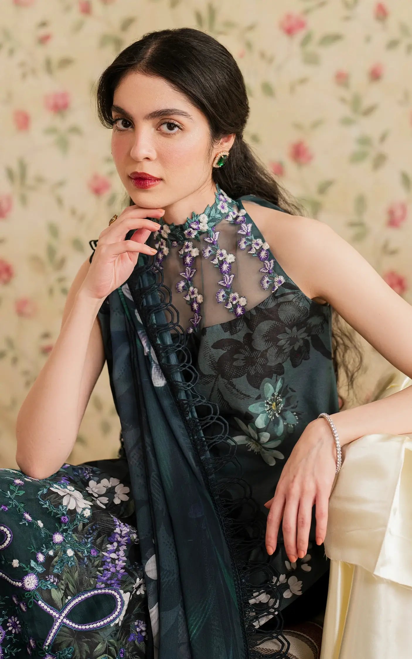 Asifa and Nabeel | Meraki Vintage 25 | Chandi Raatain (MVL25-12) - House Of Anaya