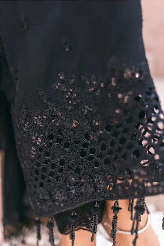 Azure | Embroidered Ensembles 3 Pcs | Charcoal Charm - House Of Anaya