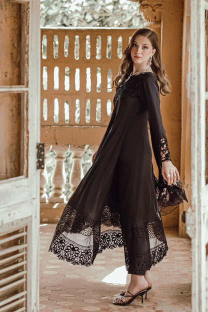 Azure | Embroidered Formals | Charcoal Muse - House Of Anaya