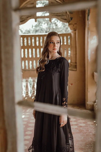 Azure | Embroidered Formals | Charcoal Muse - House Of Anaya