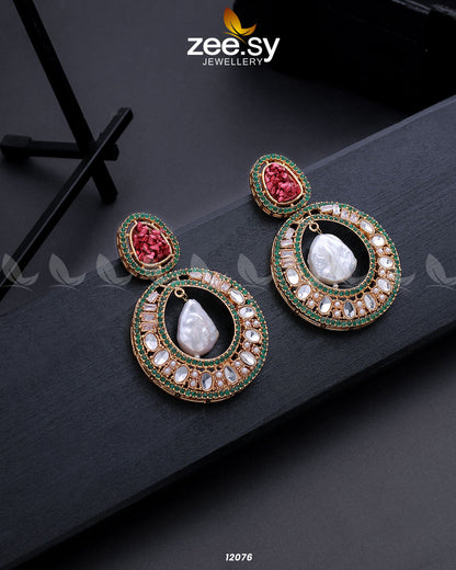 Cluster Zircons Earrings - Libasekhas