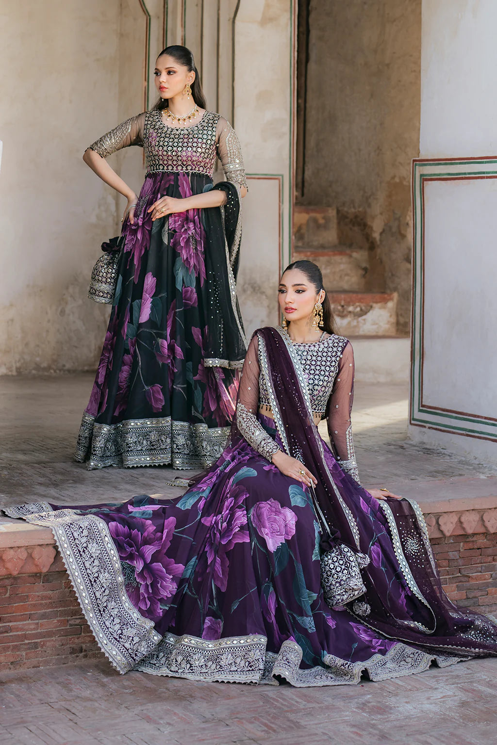 Iznik | Exclusive Formals | UE-321 Printed Chiffon