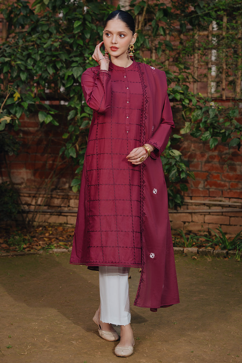 Cross Stitch | Eid Collection | RED WOOD - House Of Anaya