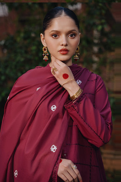 Cross Stitch | Eid Collection | RED WOOD - House Of Anaya